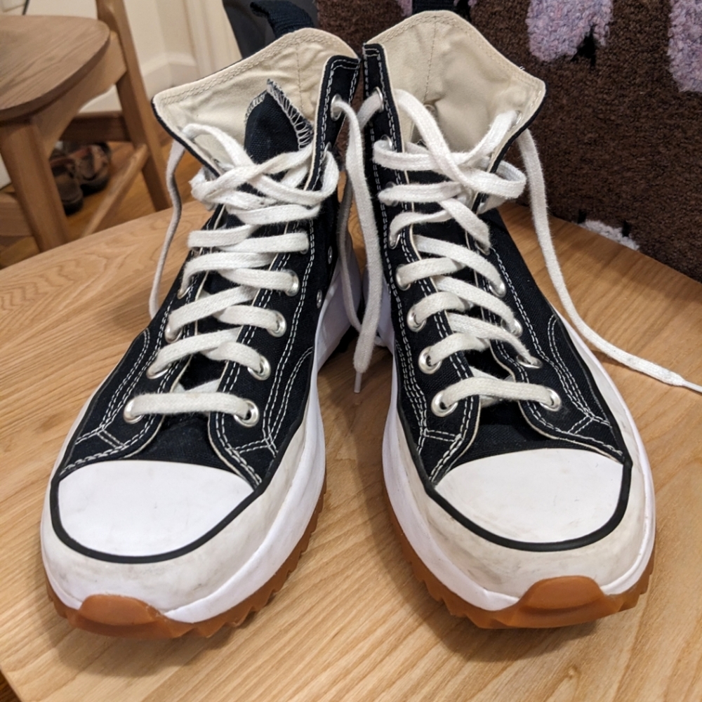Run Star Hike Platform Converse Shoes